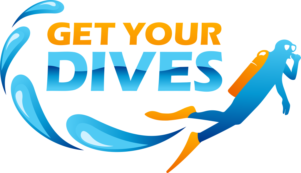 get your dives colored logo